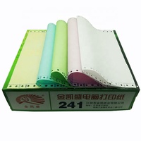 CB BFC FC 3 Plis NCR Papier de Forme Informatique/2 Plis Papier D'impression Continu/4 plis sans Carbone Papier