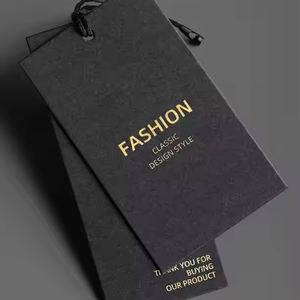 ป้ายราคาป้ายเสื้อผ้าติดโลโก้แบรนด์ที่ปรับแต่งได้ - Product Image 4