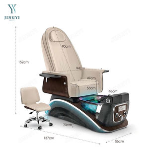Sillón de Pedicura y Manicura de Lujo Moderno Reclinable para Salón de Belleza con Luz y <span class=keywords><strong>Spa</strong></span> para Pies Estación de Pedicura Eléctrica - Product Image 6