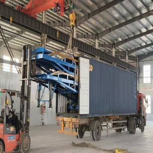 Rampa di Carico Manuale per <span class=keywords><strong>Container</strong></span>, Piattaforma Mobile 6-15 Tonnellate, Rampa Idraulica Regolabile Trainabile - Product Image 2