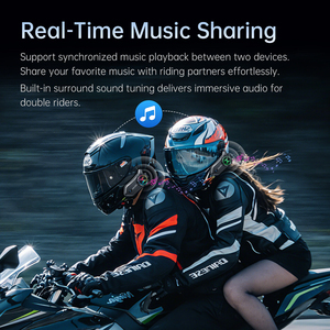 Auriculares Inalámbricos para Casco de Motocicleta X-50Plus, Auriculares con Cancelación de Ruido para Conducir - Product Image 5