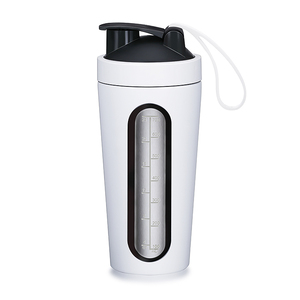 Bouteilles shaker <span class=keywords><strong>de</strong></span> protéines en acier inoxydable isolées pour la gym, sans BPA, avec logo personnalisé et marque privée - Product Image 2