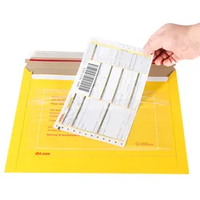 Enveloppe de papier postal auto-scellante Sac de sécurité Expédition DHL UPS FedEx Express Mail Enveloppe de protection postale Documents Enveloppe
