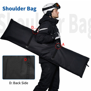 Borsa Portatile Antigraffio per Snowboard e Sci con Tracolla e Gancio, <span class=keywords><strong>Zaino</strong></span> Manuale per Conservazione Attrezzatura da Sci - Product Image 3