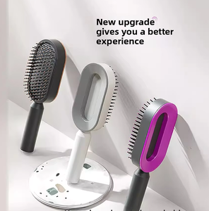 หวีลมสำหรับผู้หญิง พร้อมถุงลมและด้ามจับยาว ทำจากพลาสติก ใช้ในบ้าน สำหรับนวดศีรษะและจัดแต่งทรงผม - Product Image 2