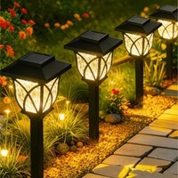 Lampes solaires LED pour aménagement paysager, lampes solaires de jardin pour cour, petite maison, extérieur