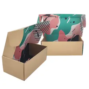 瓦楞纸箱可重复使用数字印刷运输箱瓦楞单壁瓦楞纸箱