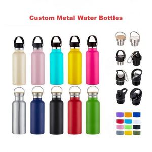 Bouteilles d'eau personnalisées en gros avec logo, bouteilles de sport en acier inoxydable pour cadeaux promotionnels - Product Image 2