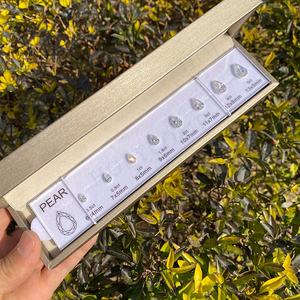 Offre Spéciale Fantaisie 11 Formes 5A Zircon Gemstone Diamant Taille Tableau Personnalisé Blanc Couleur CZ Pierre Comparaison Anneau Bijoux Outils - Product Image 1