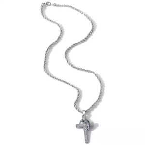 2026 Hot Selling Simple Popular Design <b>Cross</b> Pendant Necklace Hiphop Stainless Steel Men's Necklaces Fashion Jewelry Wholesale - Product Image 6