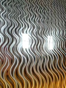 Hochwertige Edelstahlblech-Wand paneele Wasser welligkeit effekt Heiß verkauf 2B Oberflächen wand dekoration Schnitt geschweißt gebogen - Product Image 6