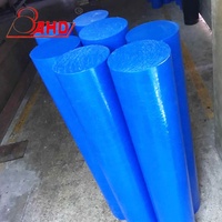 Barre ronde de haute précision en polyamide personnalisée, diamètre de 15 mm à 200 mm, tige en nylon PA6 Mc