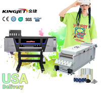 Impresora Dtf A1 de 27 pulgadas, máquina de impresión de transferencia directa a película de gran formato de 60 cm en ropa, impresora Dtg, impresora Dtf de camisetas