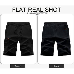 Pantalon tactique décontracté à taille haute pour hommes, short cargo personnalisé, taille XL, logo personnalisable, tissu de laine, jogging de couleur droite - Product Image 2