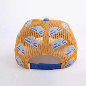 Casquette Trucker en <span class=keywords><strong>Maille</strong></span> <span class=keywords><strong>de</strong></span> Haute Qualité à Visière Courbée et Strass, Logo Entièrement Brodé avec Personnalisation - Product Image 3