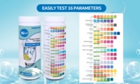 Kit de Prueba de Agua para Grifo y Pozo, Kit de Prueba de E. coli, Kit de Prueba de Agua Potable 17 en 1 W-17