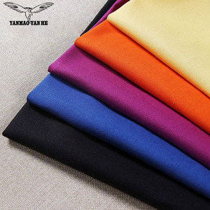 Nuovo Design tessuto in cotone Plain intessuto morbido e traspirante tinto in tinta unita per camicia pantaloni per la casa tovaglia tessile - Product Image 1