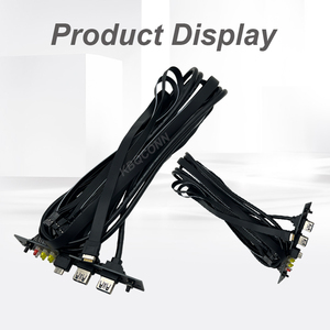 <span class=keywords><strong>สาย</strong></span>เคเบิล<span class=keywords><strong>ต่อ</strong></span>ขยายสัญญาณเสียงสำหรับเชื่อมต่อเมนบอร์ด USB 3.0 USB เคสคอมพิวเตอร์ - Product Image 5