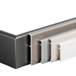 Mới đến thiết kế hiện đại nhôm Led ván chân tường <span class=keywords><strong>TRIM</strong></span> mouldings gạch <span class=keywords><strong>TRIM</strong></span> hồ sơ tường trang trí Ốp chân tường Board <span class=keywords><strong>TRIM</strong></span> - Product Image 4