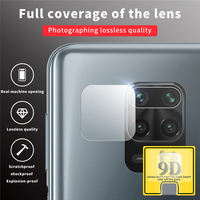 Protection d'objectif de téléphone portable pour Xiaomi Redmi Note 9s, protecteur d'appareil photo en verre trempé