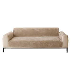 Cloud-Feel Velvet <b>Sofa</b> <b>Cover</b> 145-185CM Waterproof All-In-One Solid Color Modern Style Fully Enclosed Cat Scratch Resistant - Product Image 5