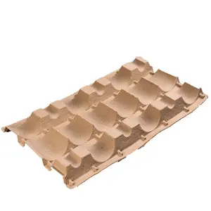 Molded Pulp Environmentally Friendly Biodegradable Packaging Red Wine Custom Pulp Insert Inner Tray Sustainable Packaging