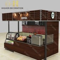 Quiosco de café Mostrador de café Exhibición de cafetería Gabinetes de exhibición Quiosco Soportes para Centro Comercial