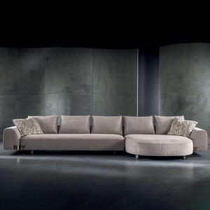 Juego de Sofás Modulares en Forma de <span class=keywords><strong>L</strong></span> para el Hogar Moderno, Muebles de Diseño Italiano, Sofá de Esquina para Sala de Estar, Sofá Seccional de Tela de Lujo - Product Image 4