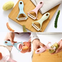 1 stks Keramische Dunschiller Fruit Creatieve Groente Huidschil Praktische Multifunctionele Kinderen Aardappel Draagbare Thuis Keuken Gereedschap