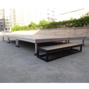 Scène d'éclairage en aluminium pour événements en extérieur et en intérieur - Portable, certifiée CE, montage facile, surface antidérapante, aucune électricité nécessaire - Product Image 5