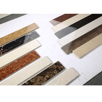 Carreaux de porcelaine polis pour la maison, la cuisine et la salle de bain Beaux carreaux de bordure et de plinthe modernes pour les designs contemporains