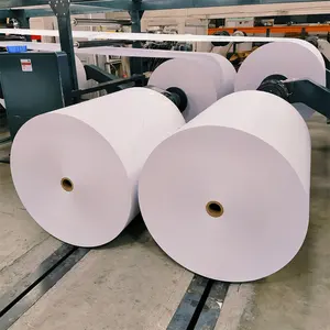 กระดาษแข็งสีขาว/กระดาษศิลปะ/แผ่นกระดาษงาช้าง C1S /fbb ม้วน170-400gsm หรือขนาดแผ่น