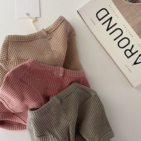 T-shirt en coton de qualité pour chien, coupe ajustée, personnalisé avec logo, en maille gaufrée, pour l'extérieur