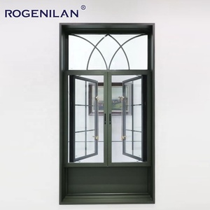 Fenêtre à battant extérieure Rogenilan Villa en aluminium à double vitrage, design grille, vitrage Low-E - Product Image 2