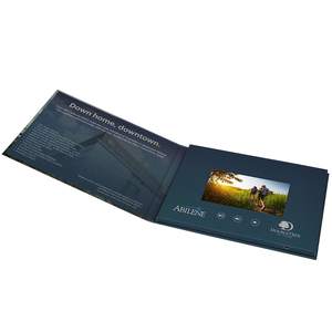 Caja de regalo de impresión Offset CMYK de buen efecto con folleto de tapa dura de vídeo reproductor de folletos tarjeta gráfica de negocios - Product Image 4