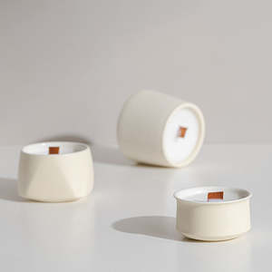 เทียนหอม AIKUN สไตล์มินิมอล ขนาดใหญ่ ทำจากเซรามิกพอร์ซเลน ใช้ขี้ผึ้งถั่วเหลือง สำหรับตกแต่งบ้านและงานแต่งงาน - Product Image 2