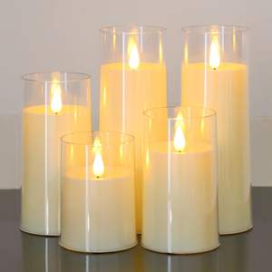 Offre Spéciale bougie LED en plastique sans flamme personnalisée forme oscillante pilier sans flamme bougie électrique LED bougie pour la décoration de la maison - Product Image 4