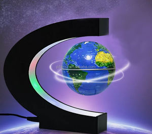 Schwebende Globe Magnetische C-Form LED-Weltkarte c Form 3 Zoll für Geschenk werbung - Product Image 6