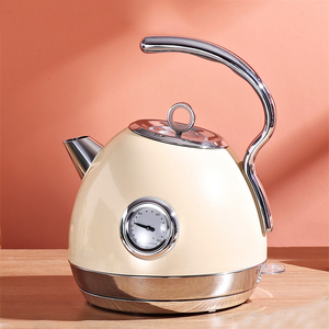 Hervidor de Agua Eléctrico Moderno de Acero Inoxidable, Hervidor Automático para Té Caliente - Product Image 1