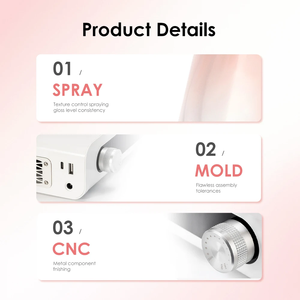 Papillon série haute vitesse Super silencieux Portable métal ongles dépoussiéreur aspirateur 4000 tr/min Style sans brosse anti-poussière Machine - Product Image 5