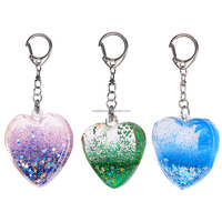 Porte-clés et support pour bouteille de sable mouvant avec ours flottant, pour filles, femmes, éducatif et relaxant, cadeau pour enseignant GAS TANK