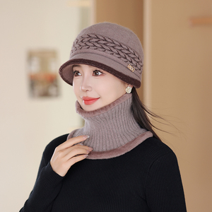 <span class=keywords><strong>Ensemble</strong></span> bonnet et <span class=keywords><strong>écharpe</strong></span> et chapeau pour femmes, anti-froid, d'hiver, à la mode et bon marché - Product Image 1