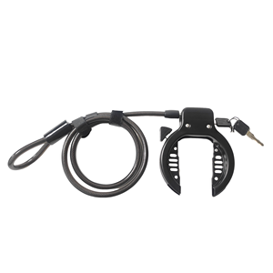 High Quality Anti-Theft Horseshoe <strong>Locks</strong> Bicycle Frame <strong>Lock</strong> <strong>With</strong> <strong>Cable</strong> Chain for Fat Bike Tire Security Scooter Accessories - Product Image 2