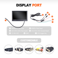Ultra-Kostengünstige HD 7-Zoll LKW-Rückfahrkamera mit LCD-Monitor 12-24V Wasserdicht Nachtsicht Schulbus-Parksystem