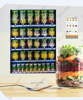 Machine intelligente pour distributeur automatique de fruits, réfrigérateur, avec écran tactile, pour publicité, auto-service, distributeur de salades, avec élévateur