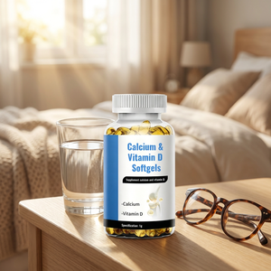<span class=keywords><strong>Integratore</strong></span> Minerale Essenziale in Capsule Morbide di Carbonato di Calcio e Vitamina <span class=keywords><strong>D3</strong></span>, Prodotto in Fabbrica GMP per il Benessere Quotidiano del Corpo - Product Image 4