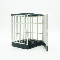 Smartphone en plastique de style européen cellule de prison pas à vendre Gadget de bureau Cage de téléphone Serrure de table Coffre-fort Home Office Nouveauté Gag Toy