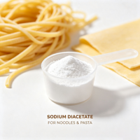 Diacétate de sodium de qualité alimentaire E262ii CAS 126-96-5, poudre blanche haute pureté, certifié casher et halal, emballage de 25 kg, conservateur pour