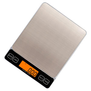 ACCT Silberne Edelstahl-ABS Elektronische Küchenwaage 5kg Kapazität 1g Präzision Langlebig LCD-Hintergrundbeleuchtung ROHS-Zertifiziert - Product Image 6