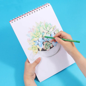 Bloc de Dibujo Foska de 60 Páginas/30 Hojas con Espiral, Páginas Suaves para Dibujar, Pintar y Hacer Bocetos con Materiales Mixtos - Product Image 5